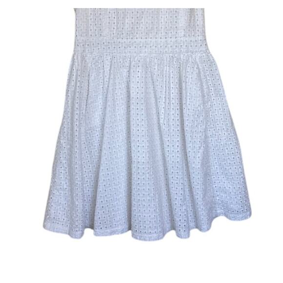 Not For Sale GAP Dress Women 6 White Eyelet‎ Graduation Spring Church - Picture 4 of 7